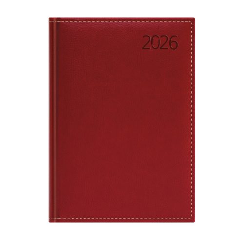 Business B5 heti bordó határidőnapló - 2026