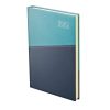 Duplex B5 heti türkiz-kék határidőnapló - 2026
