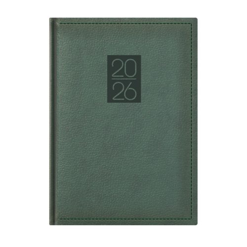 Classic B5 napi zöld határidőnapló - 2026