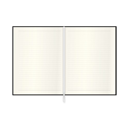 "404 Notes found" jegyzetfüzet - B5 Black diagonal