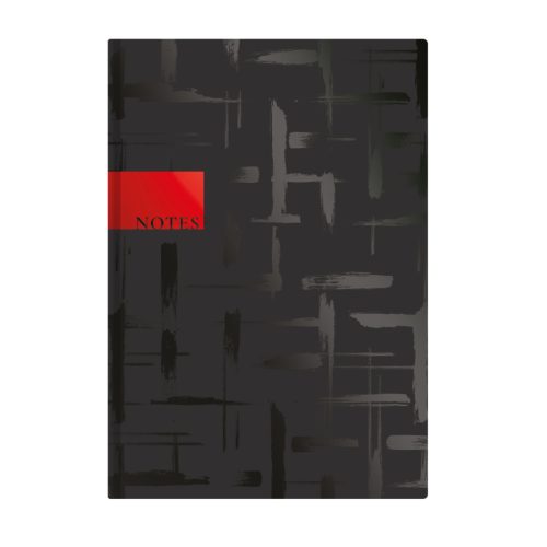 "404 Notes found" jegyzetfüzet - B5 Black square