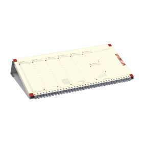   Jegyzettömbös asztali naptár zöld fekvő táblával - 2026