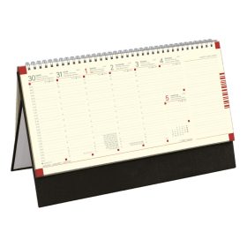   Jegyzettömbös asztali naptár fekete álló táblával - 2026