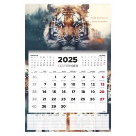 D076 Diák falinaptár tiger 2025-2026