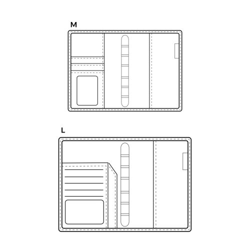 L229 Saturnus kalendárium szürke-lazac műbőr - 2026