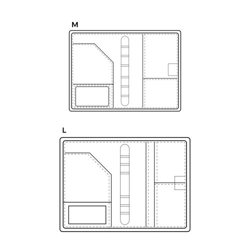 L231 Saturnus kalendárium barna műbőr - 2026