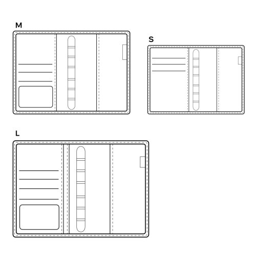 M437 Saturnus kalendárium fekete műbőr - 2026
