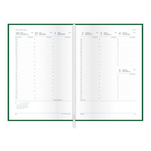 Traditional A4 heti határidőnapló bézs - 2026