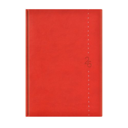 Linea B5 heti határidőnapló piros - 2026