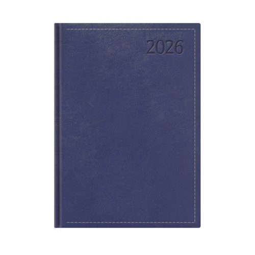 Traditional B5 heti határidőnapló kék - 2026