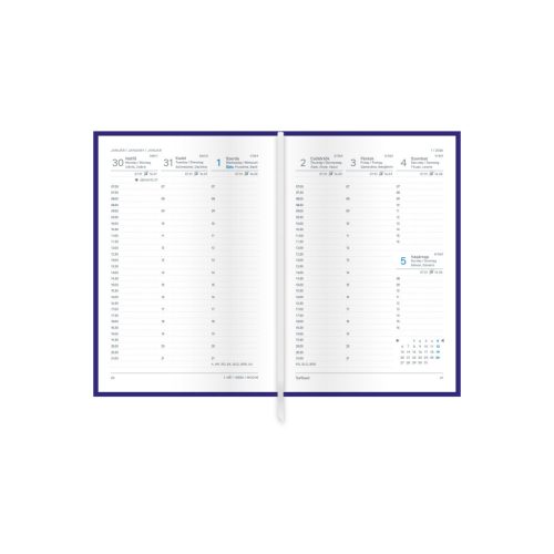 Joy B6 heti határidőnapló lila - 2026