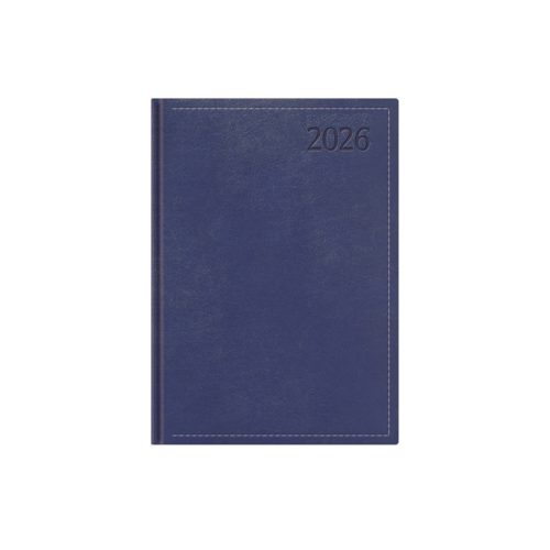 Traditional B6 heti határidőnapló kék - 2026