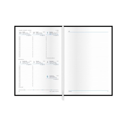 Linea A5 heti határidőnapló türkiz - 2026