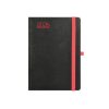 Nero A5 heti határidőnapló fekete-piros - 2026