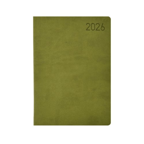 Madeira A5 napi határidőnapló világos-sötétzöld - 2026