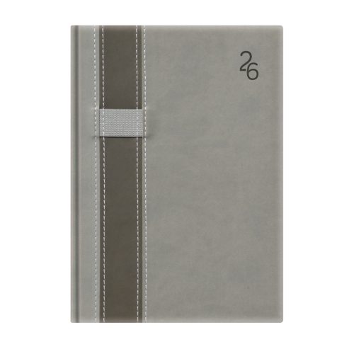 Vario A5 napi határidőnapló szürke-sötét szürke - 2026