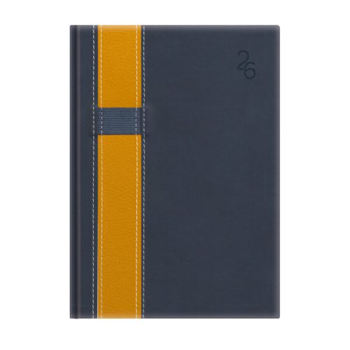 Vario A5 napi határidőnapló kék-sárga - 2026