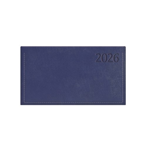 Traditional fekvő zsebnaptár kék - 2026