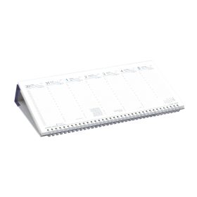 Asztali naptár kék fekvő táblával - 2026