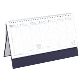 Asztali naptár kék álló táblával - 2026