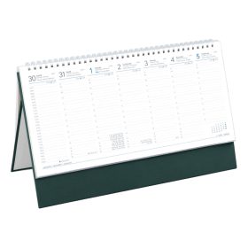 Asztali naptár zöld álló táblával - 2026