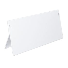 Álló naptártartó, fehér papírtábla