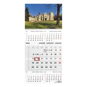   T076 Speditőrnaptár 1 tömbös, Kastély fejkartonnal - 2026