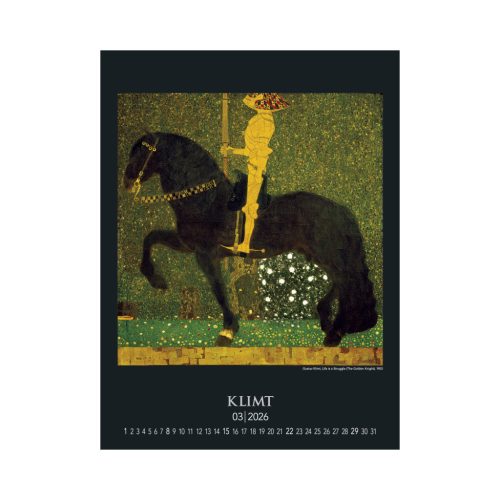 Gustav Klimt falinaptár - 2026