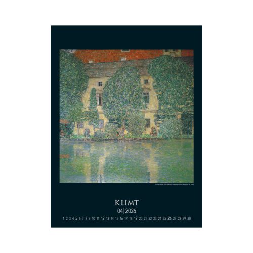 Gustav Klimt falinaptár - 2026