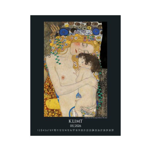 Gustav Klimt falinaptár - 2026