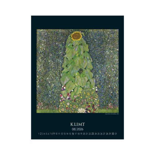 Gustav Klimt falinaptár - 2026