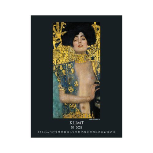 Gustav Klimt falinaptár - 2026