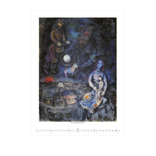 Marc Chagall falinaptár - 2026