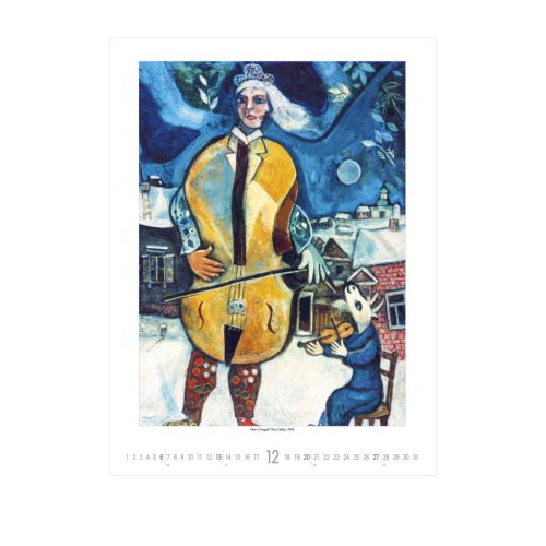 Marc Chagall falinaptár - 2026