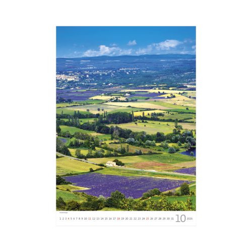 Provence falinaptár - 2026