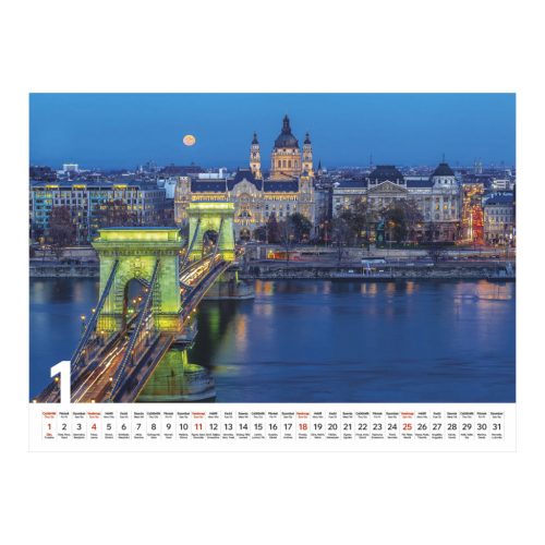 Budapest falinaptár - 2026