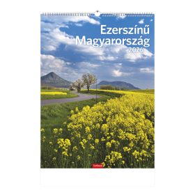 Ezerszínű Magyarország falinaptár - 2026