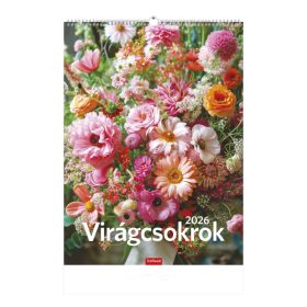 Virágcsokrok falinaptár - 2026