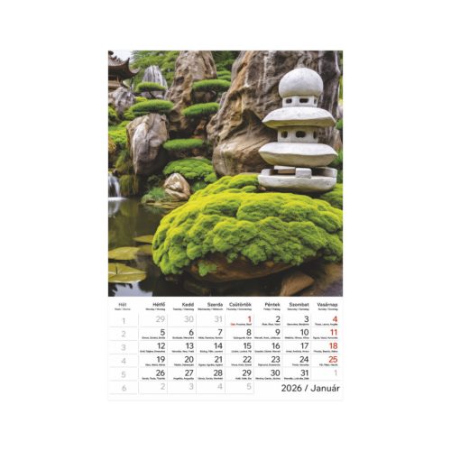 Kertek falinaptár - 2026