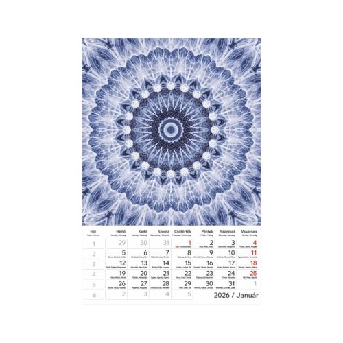 Mandala falinaptár - 2026