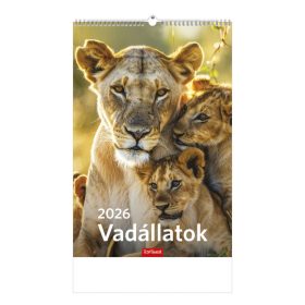 Vadállatok falinaptár - 2026