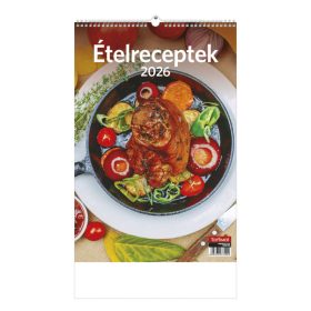 Ételreceptek falinaptár - 2026
