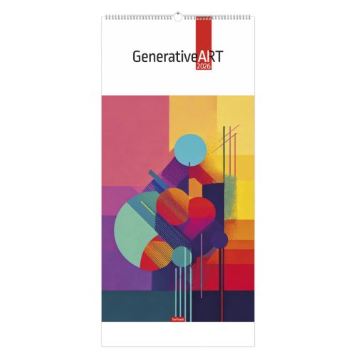 Generative art falinaptár - 2026