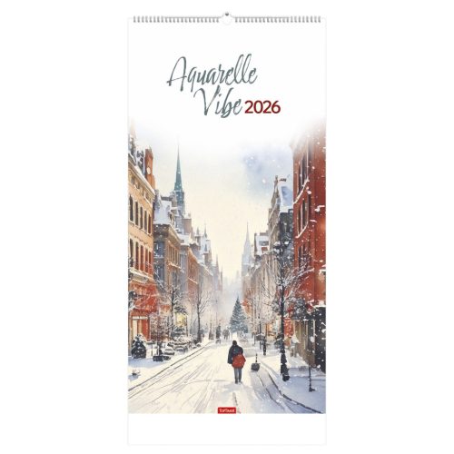 Aquarelle vibe falinaptár - 2026