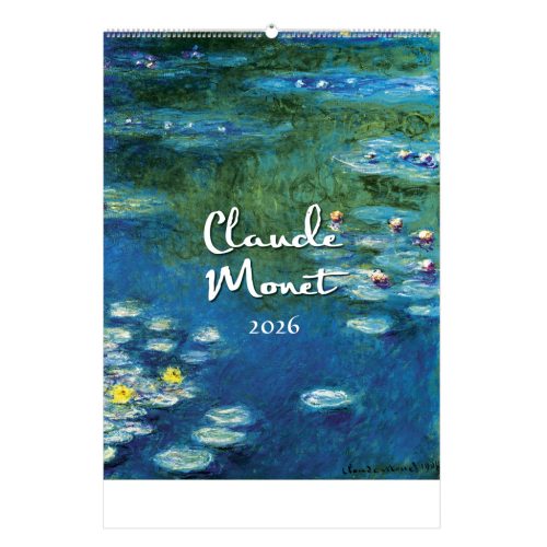 Claude Monet falinaptár - 2026