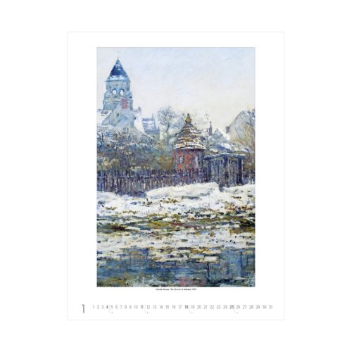 Claude Monet falinaptár - 2026