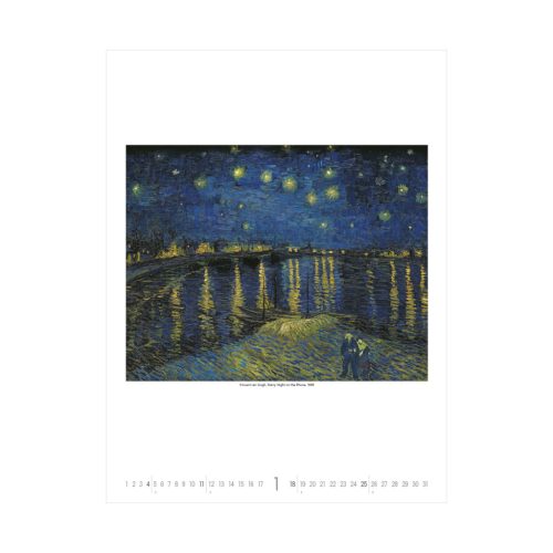 Vincent Van Gogh falinaptár - 2026