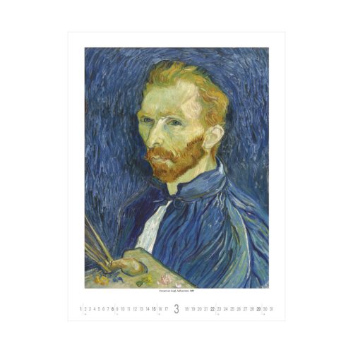 Vincent Van Gogh falinaptár - 2026