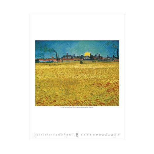 Vincent Van Gogh falinaptár - 2026