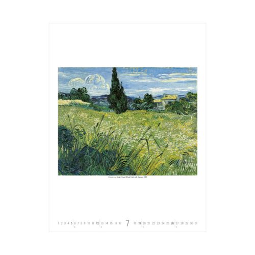 Vincent Van Gogh falinaptár - 2026